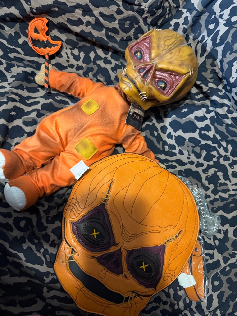 Bundle of Sold out vixen-by michelline pit trick or treat bag and Sam doll plush